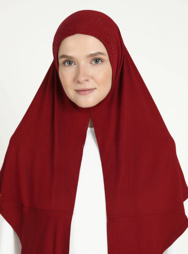 Viskon Taşlı Scarfs Hijab - 21