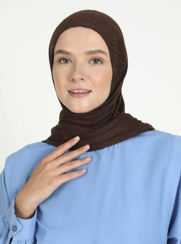 Viskon Taşlı Scarfs Hijab - 22
