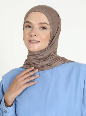 Viskon Taşlı Scarfs Hijab - 25