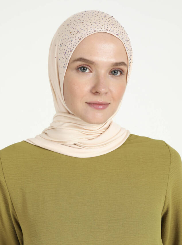 Viskon Taşlı Scarfs Hijab - 34
