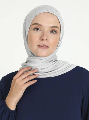 Viskon Taşlı Scarfs Hijab - 45