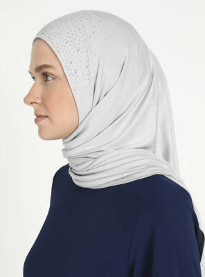 Viskon Taşlı Scarfs Hijab - 47