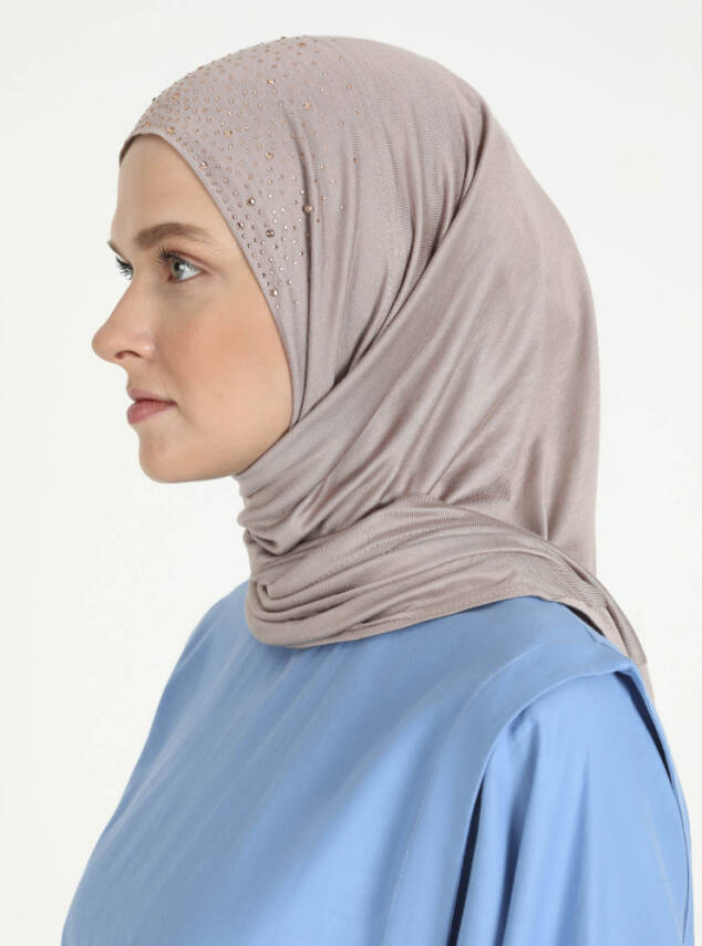 Viskon Taşlı Scarfs Hijab - 59