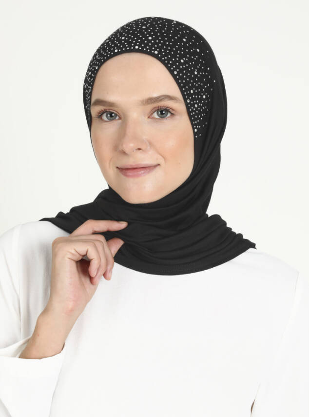 Viskon Taşlı Scarfs Hijab - 61