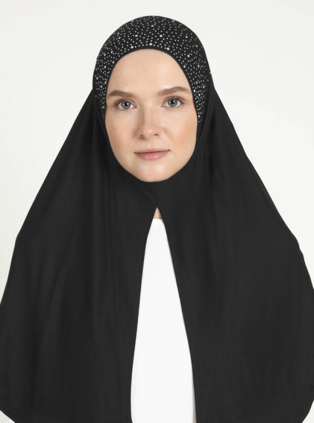 Viskon Taşlı Scarfs Hijab - 64