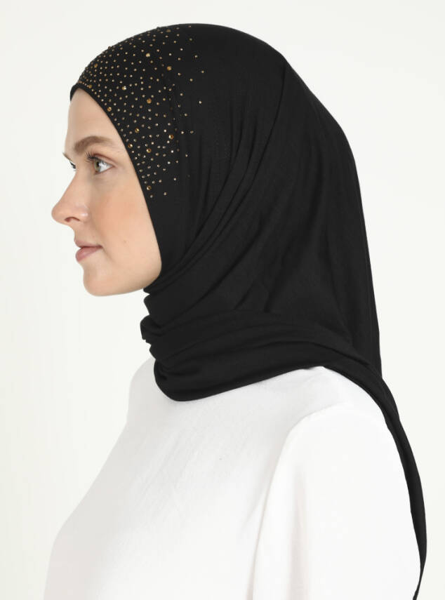 Viskon Taşlı Scarfs Hijab - 67