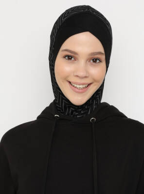 Zikzak Çizgili Çapraz Spor Bone - 5