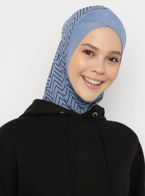 Zikzak Çizgili Çapraz Spor Bone - 11