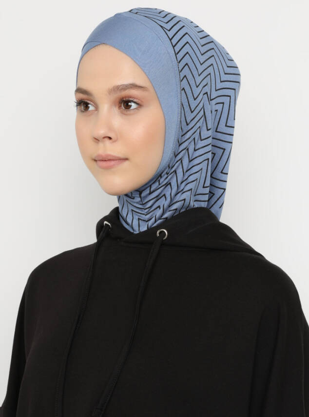 Zikzak Çizgili Çapraz Spor Bone - 12