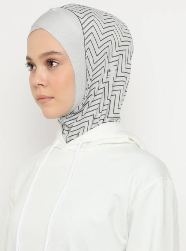 Zikzak Çizgili Çapraz Spor Bone - 15