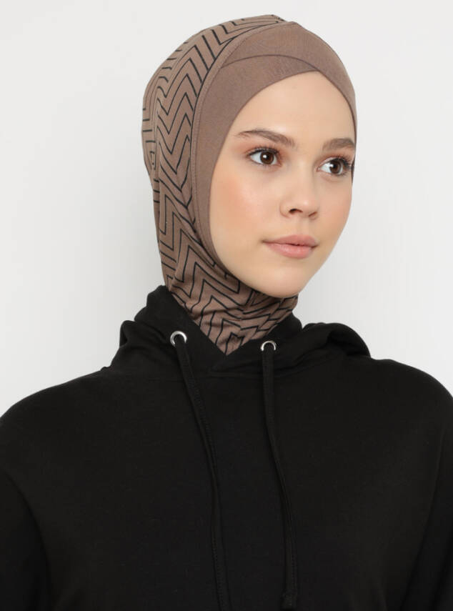 Zikzak Çizgili Çapraz Spor Bone - 20