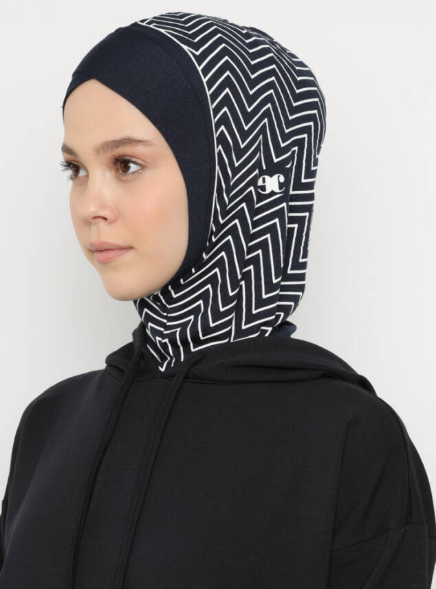 Zikzak Çizgili Çapraz Spor Bone - 21