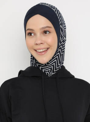 Zikzak Çizgili Çapraz Spor Bone - 22