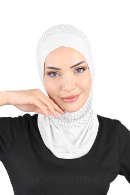 Zikzak Çizgili Çapraz Spor Bone - 23