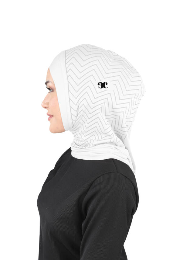 Zikzak Çizgili Çapraz Spor Bone - 25