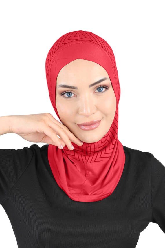 Zikzak Çizgili Çapraz Spor Bone - 27