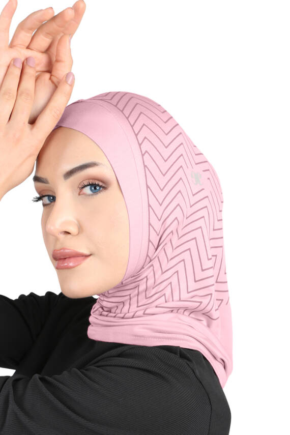 Zikzak Çizgili Çapraz Spor Bone - 32