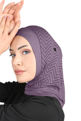 Zikzak Çizgili Çapraz Spor Bone - 44