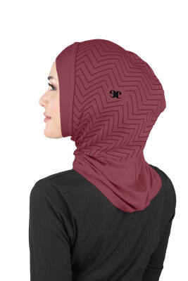 Zikzak Çizgili Çapraz Spor Bone - 50