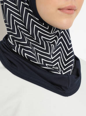 Zikzak Çizgili Spor Bone - 2