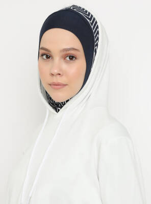 Zikzak Çizgili Spor Bone - 3