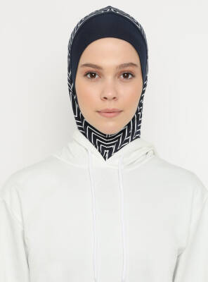 Zikzak Çizgili Spor Bone - 4