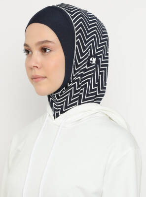 Zikzak Çizgili Spor Bone - 5