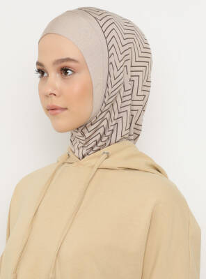 Zikzak Çizgili Spor Bone - 19