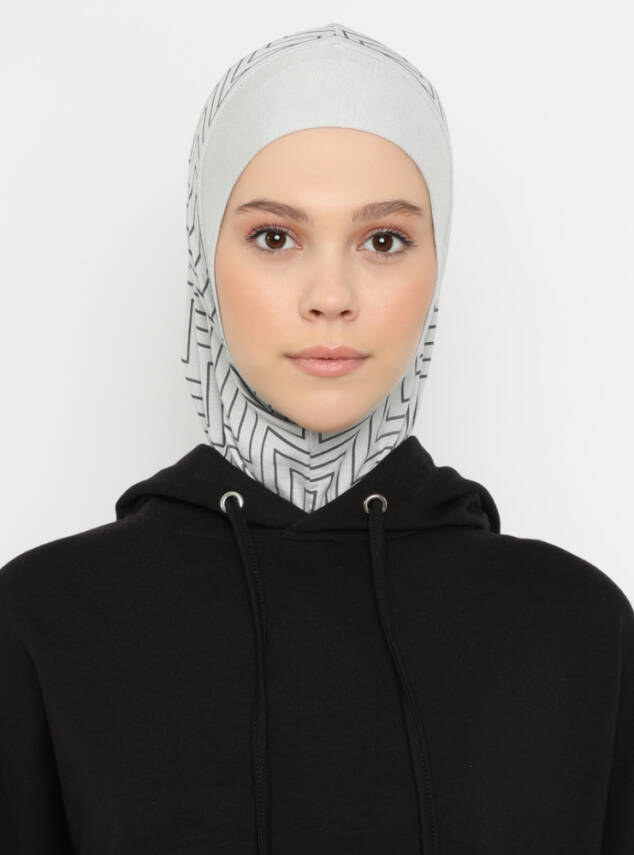 Zikzak Çizgili Spor Bone - 25