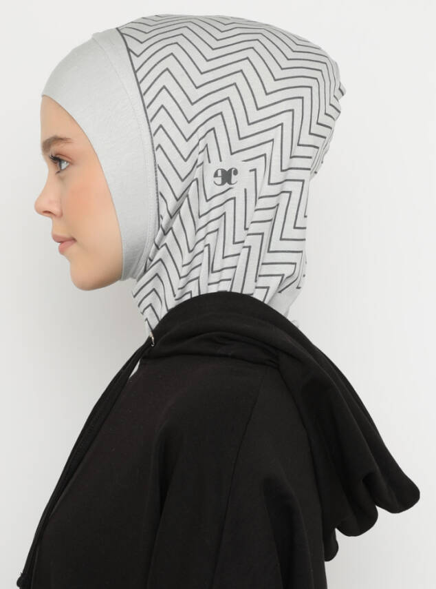 Zikzak Çizgili Spor Bone - 27