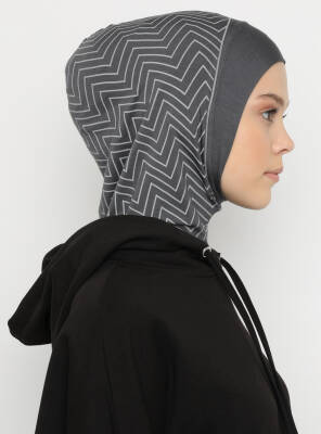 Zikzak Çizgili Spor Bone - 34