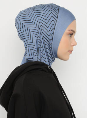 Zikzak Çizgili Spor Bone - 40