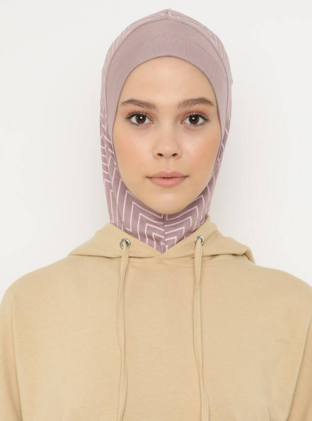 Zikzak Çizgili Spor Bone - 50