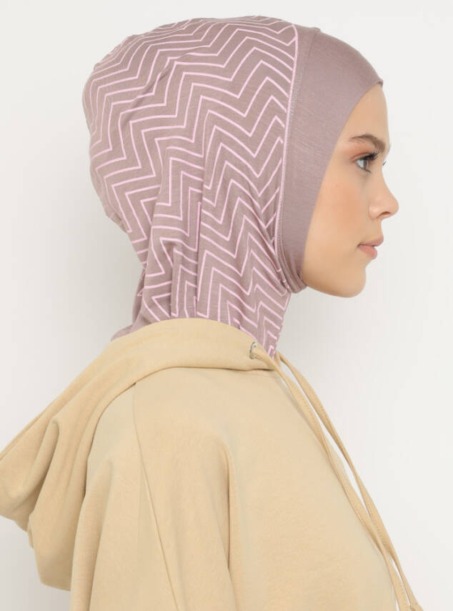 Zikzak Çizgili Spor Bone - 53