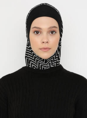 Zikzak Çizgili Spor Bone - 55