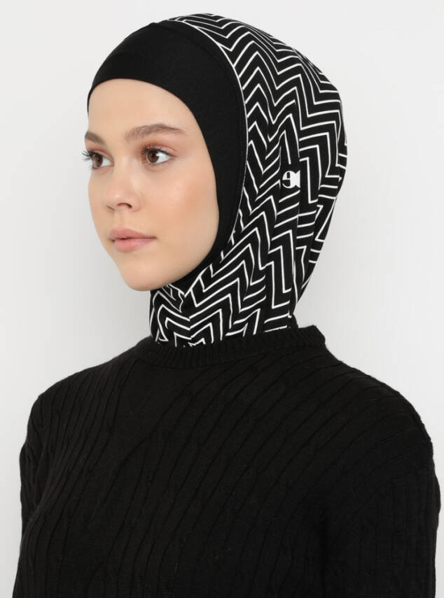 Zikzak Çizgili Spor Bone - 56