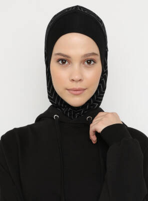 Zikzak Çizgili Spor Bone - 59