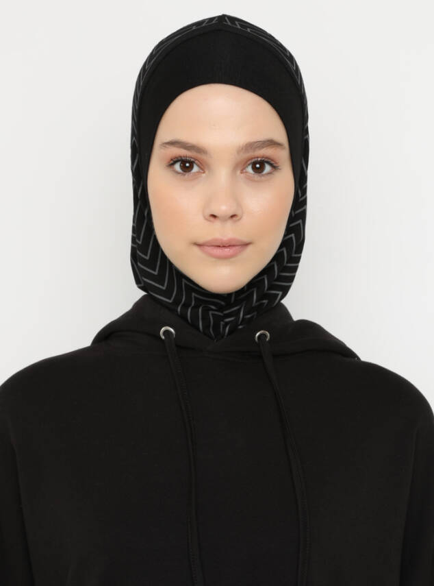 Zikzak Çizgili Spor Bone - 60