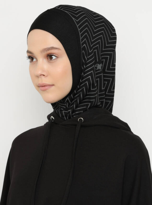 Zikzak Çizgili Spor Bone - 61