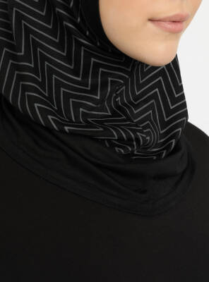 Zikzak Çizgili Spor Bone - 64