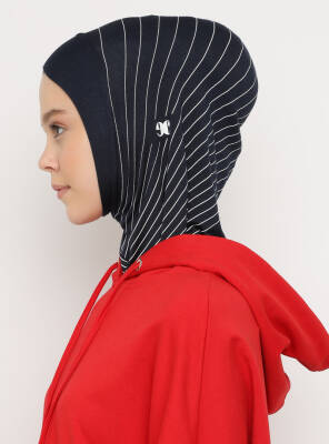 Zikzak Çizgili Spor Çapraz Bone - 8