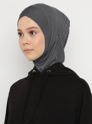 Zikzak Çizgili Spor Çapraz Bone - 36