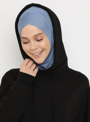 Zikzak Çizgili Spor Çapraz Bone - 40