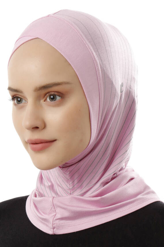 Zikzak Çizgili Spor Çapraz Bone - 48