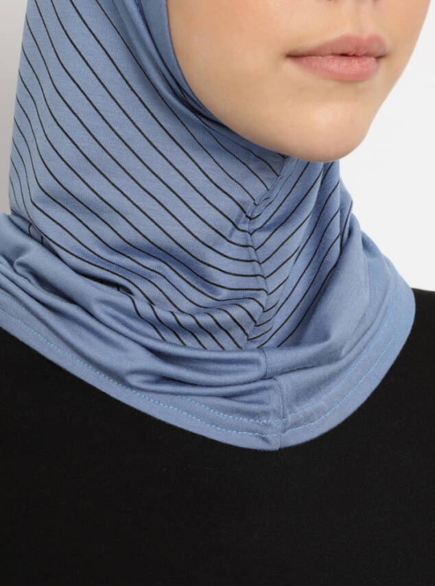 Zikzak Çizgili Spor Çapraz Bone - 49