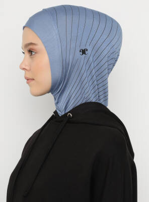 Zikzak Çizgili Spor Çapraz Bone - 53