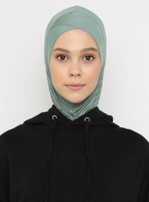 Zikzak Çizgili Spor Çapraz Bone - 57